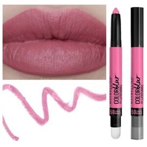 2pk Maybelline Color Blur Matte Lipsticks Mauve